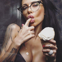lick-her ice cream